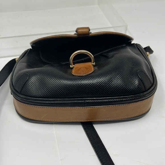 Mark Cross Black and Brown Leather Crossbody Bag - Picture 12 of 12